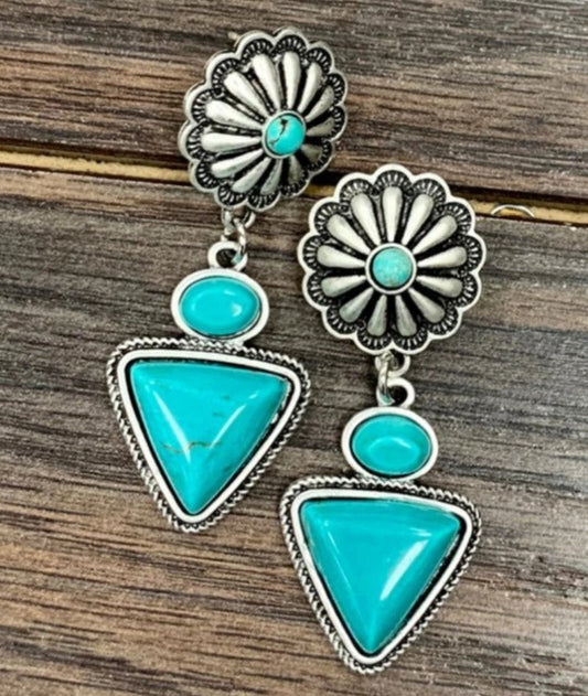 Delicate Artisan Silver Earring