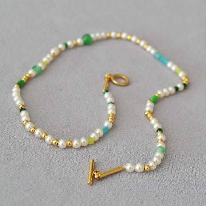 Delicate Artisan Pearl Necklace