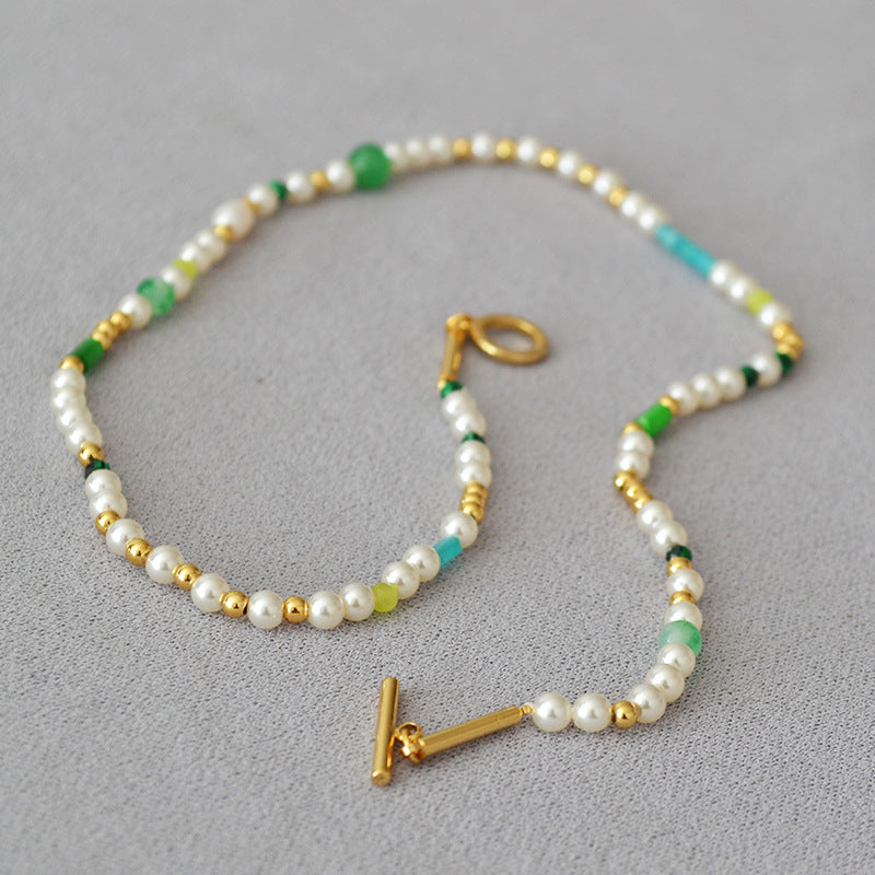Delicate Artisan Pearl Necklace