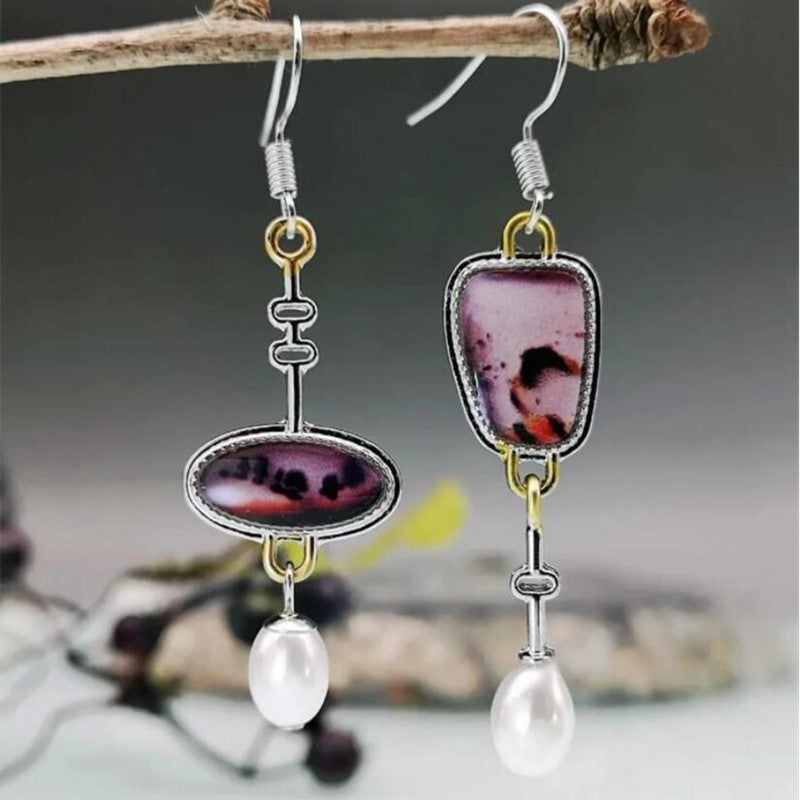 Delicate Artisan Pearl Earring