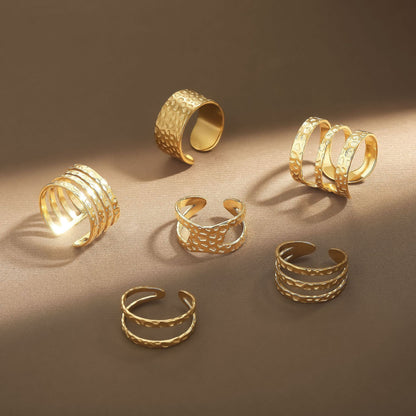 Delicate Artisan Gold Ring