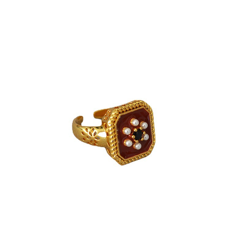 Romantic Pearl Ring for Special Moments