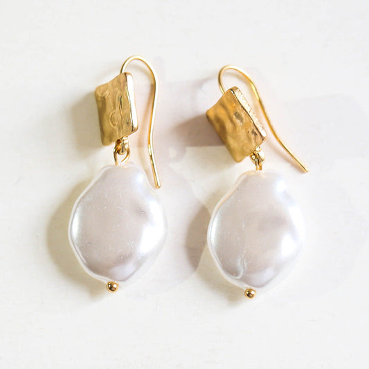 Vintage Handmade Gold Earring