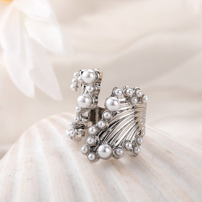 Romantic Pearl Ring for Special Moments
