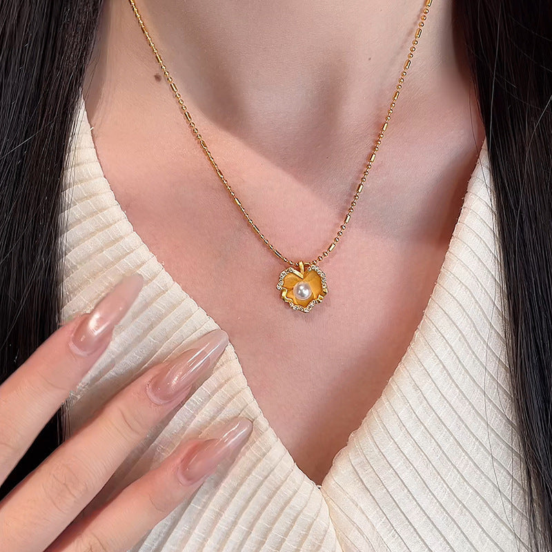 Vintage Handmade Pearl Necklace