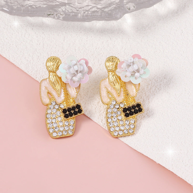 Delicate Artisan Pearl Earring