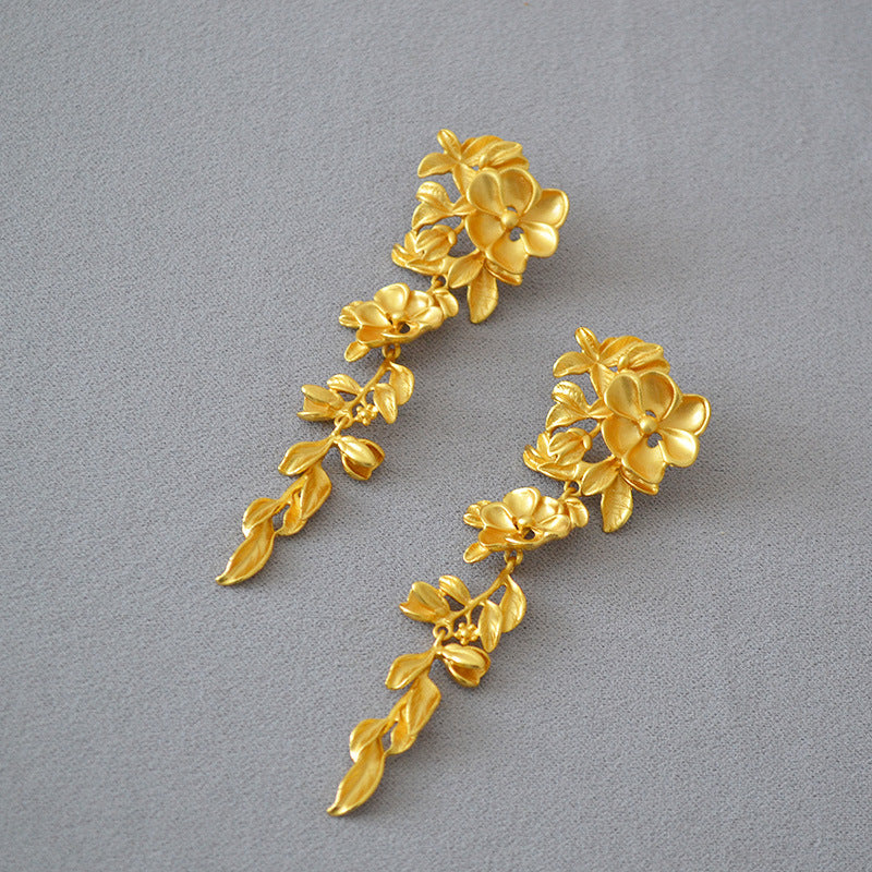 Beautiful Gold Earring with Unique Style