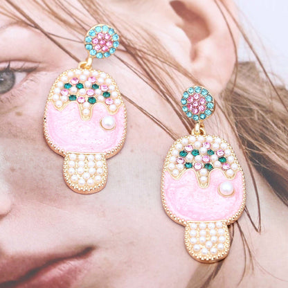 Delicate Artisan Pearl Earring