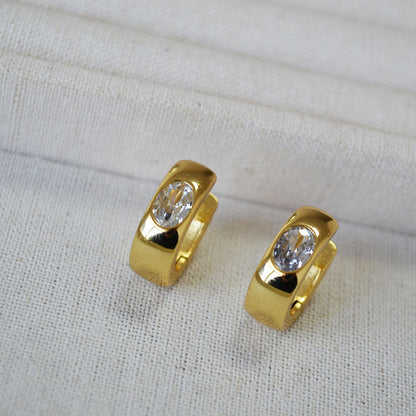 Vintage Handmade Gold Earring