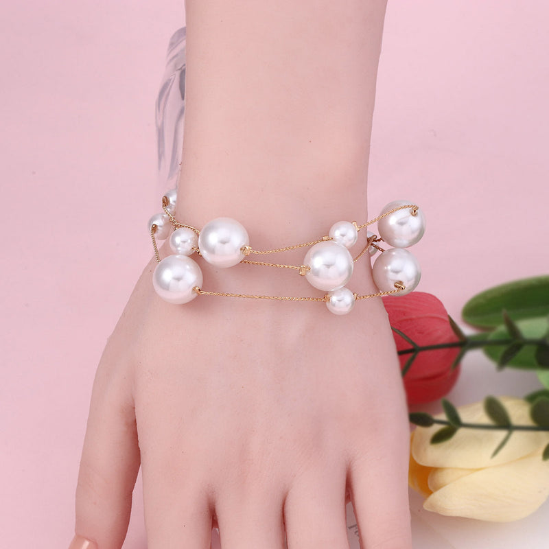 Delicate Artisan Pearl Bracelet