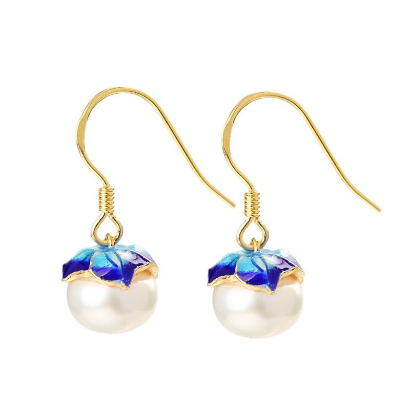 Vintage Handmade Gold Earring