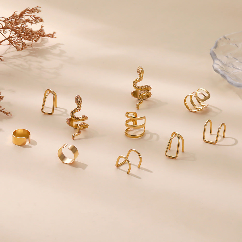 Beautiful Gold Earring with Unique Style