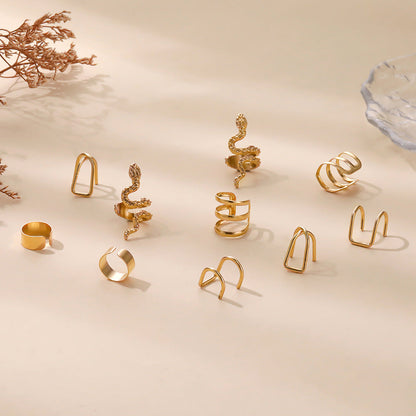 Beautiful Gold Earring with Unique Style