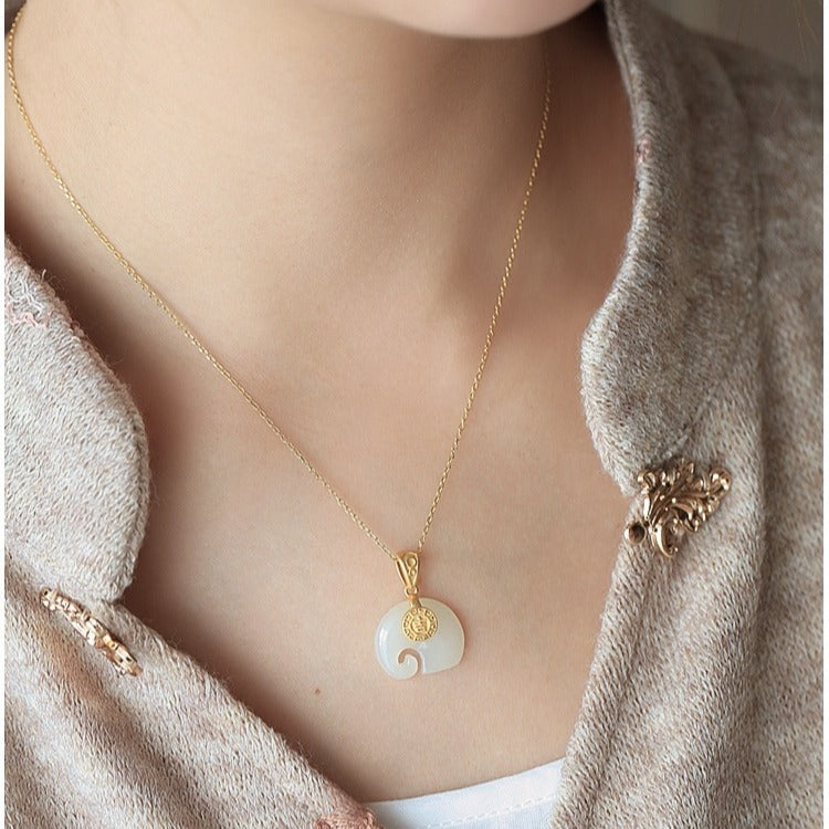 Vintage Handmade Gold Necklace
