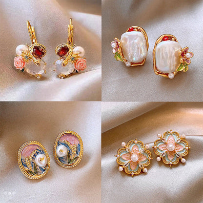 Beautiful Pearl Earring with Unique Style