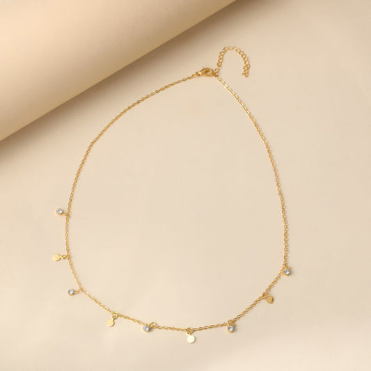 Vintage Handmade Gold Necklace