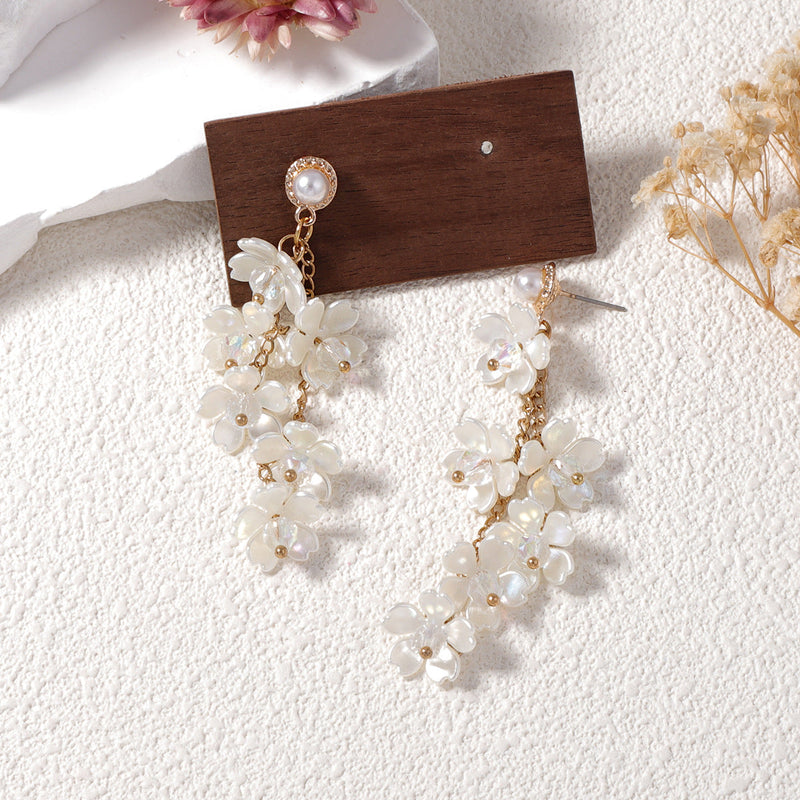 Delicate Artisan Pearl Earring
