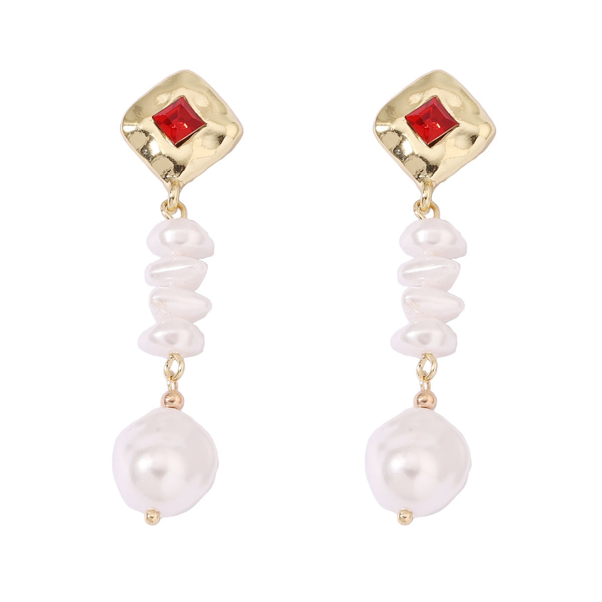 Delicate Artisan Pearl Earring