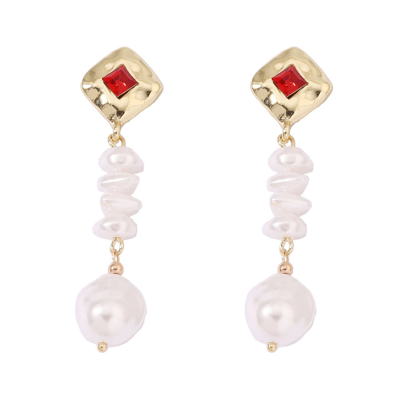 Delicate Artisan Pearl Earring