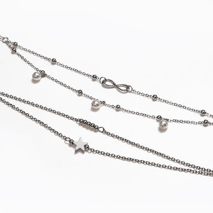 Delicate Artisan Pearl Anklet