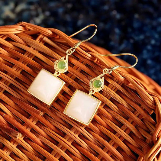 Vintage Handmade Gold Earring