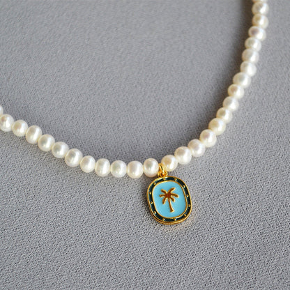 Vintage Handmade Pearl Necklace