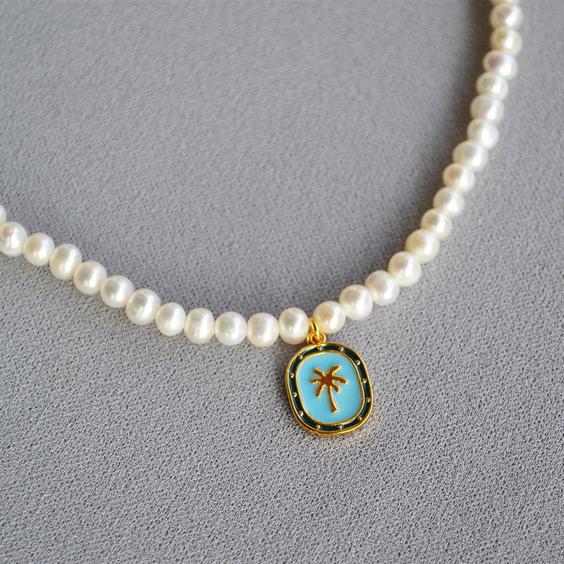 Vintage Handmade Pearl Necklace