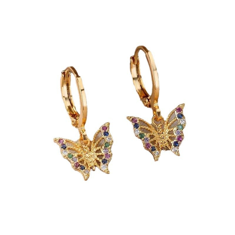 Delicate Artisan Gold Earring