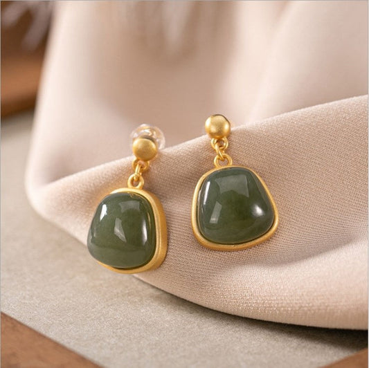 Vintage Handmade Gold Earring