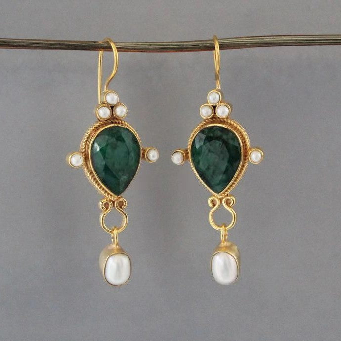 Delicate Artisan Pearl Earring