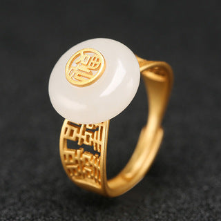 Delicate Artisan Gold Ring