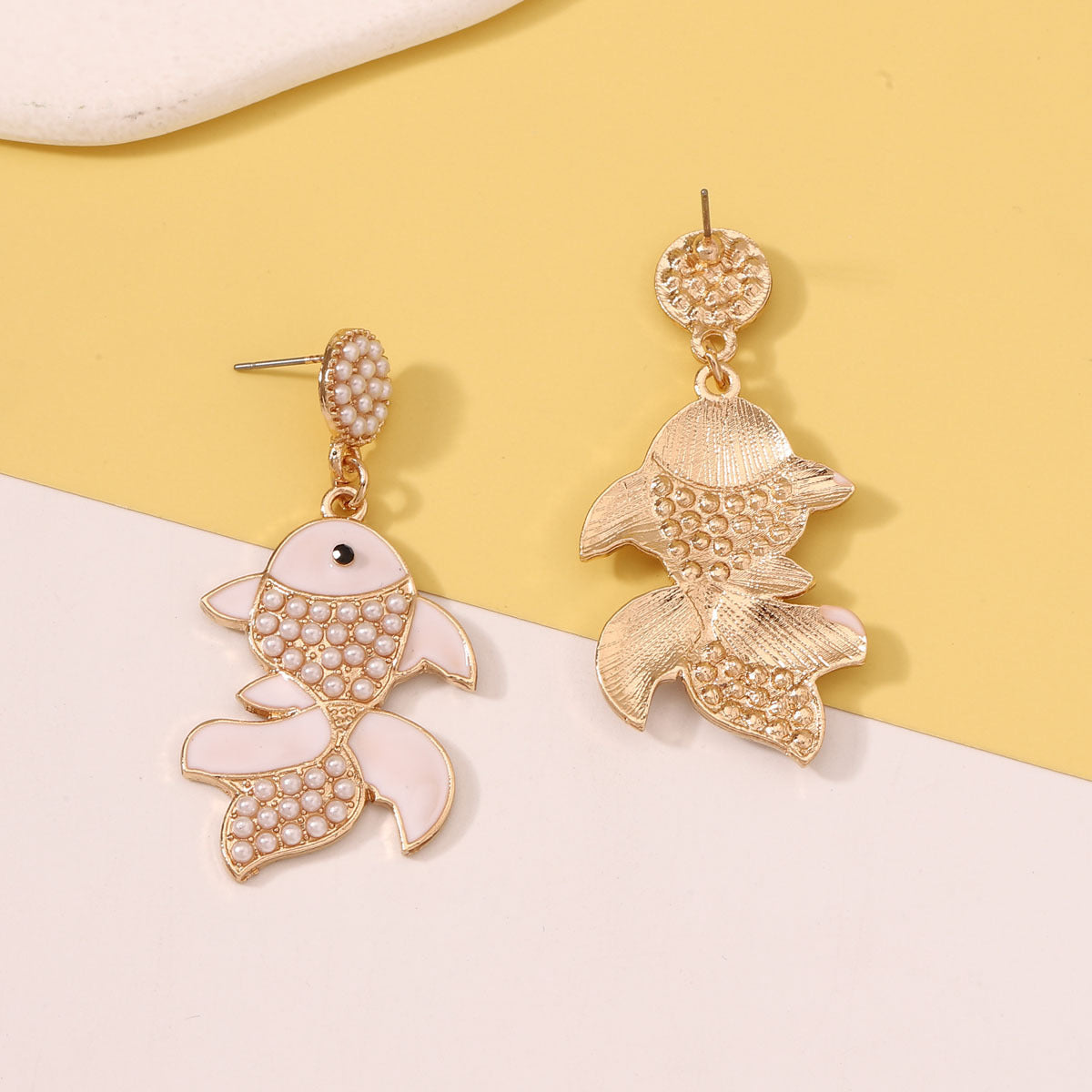 Delicate Artisan Gold Earring