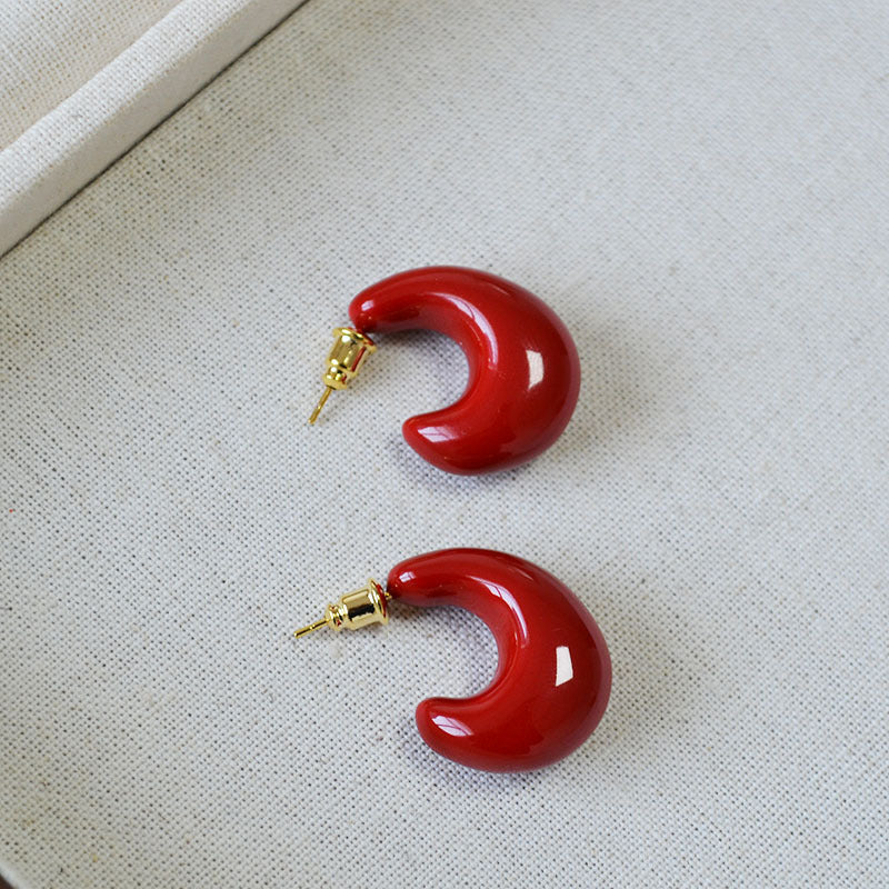 Vintage Handmade Silver Earring