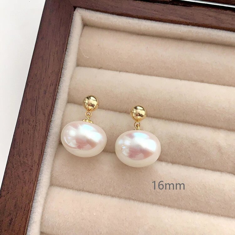 Delicate Artisan Pearl Earring