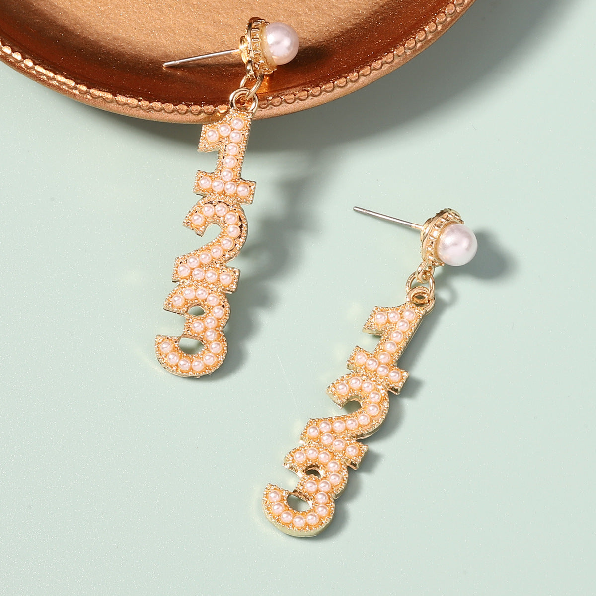 Delicate Artisan Pearl Earring