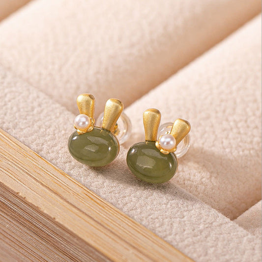 Vintage Handmade Gold Earring