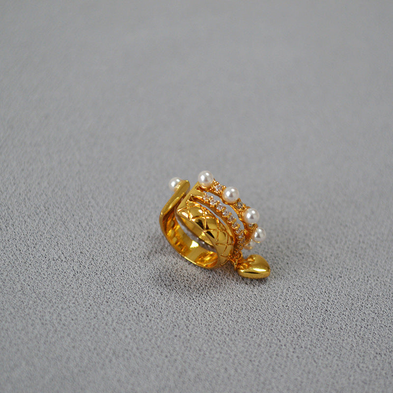 Delicate Artisan Pearl Earring