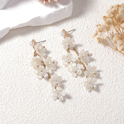 Delicate Artisan Pearl Earring