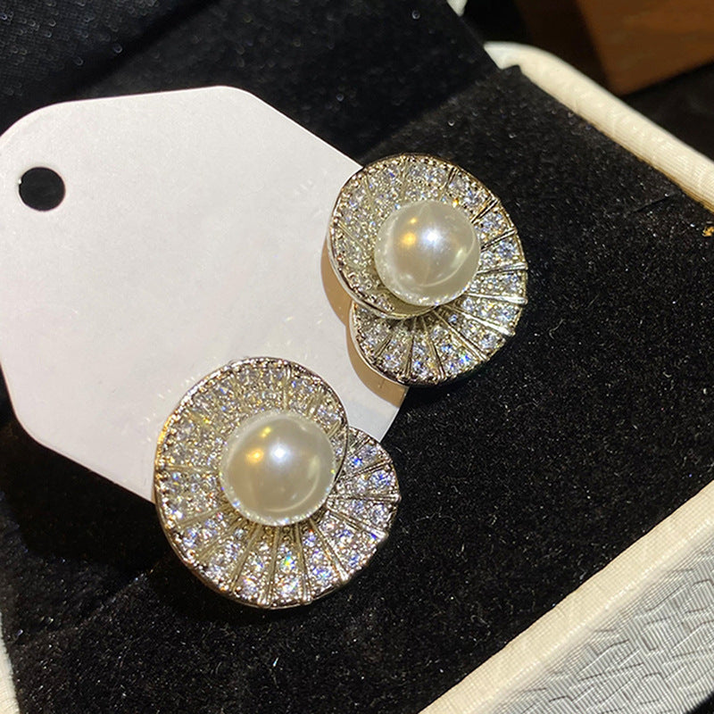 Delicate Artisan Pearl Earring