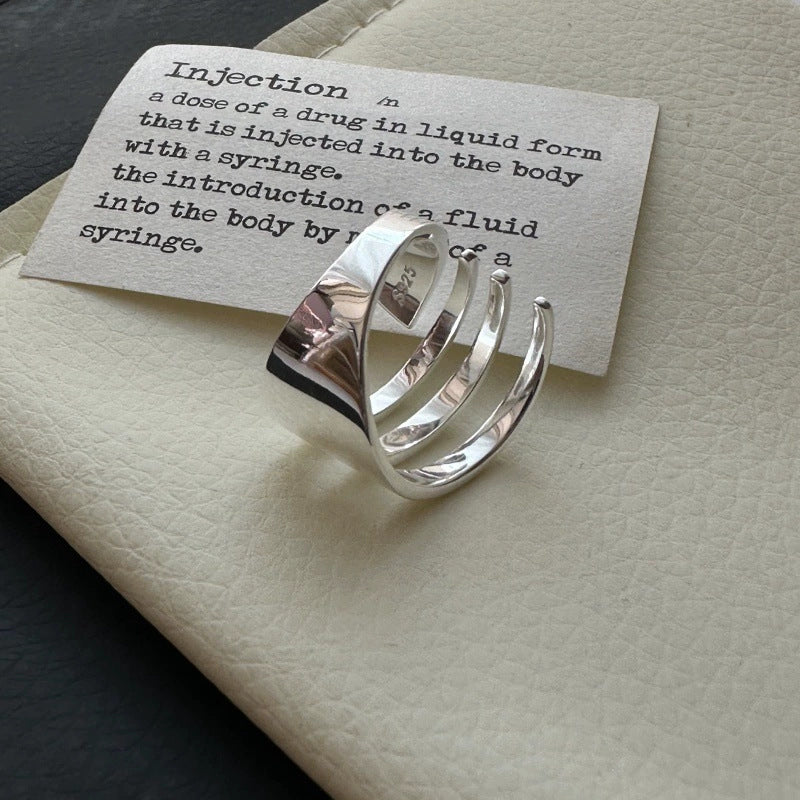 Delicate Artisan Silver Ring