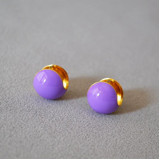 Delicate Artisan Gold Earring