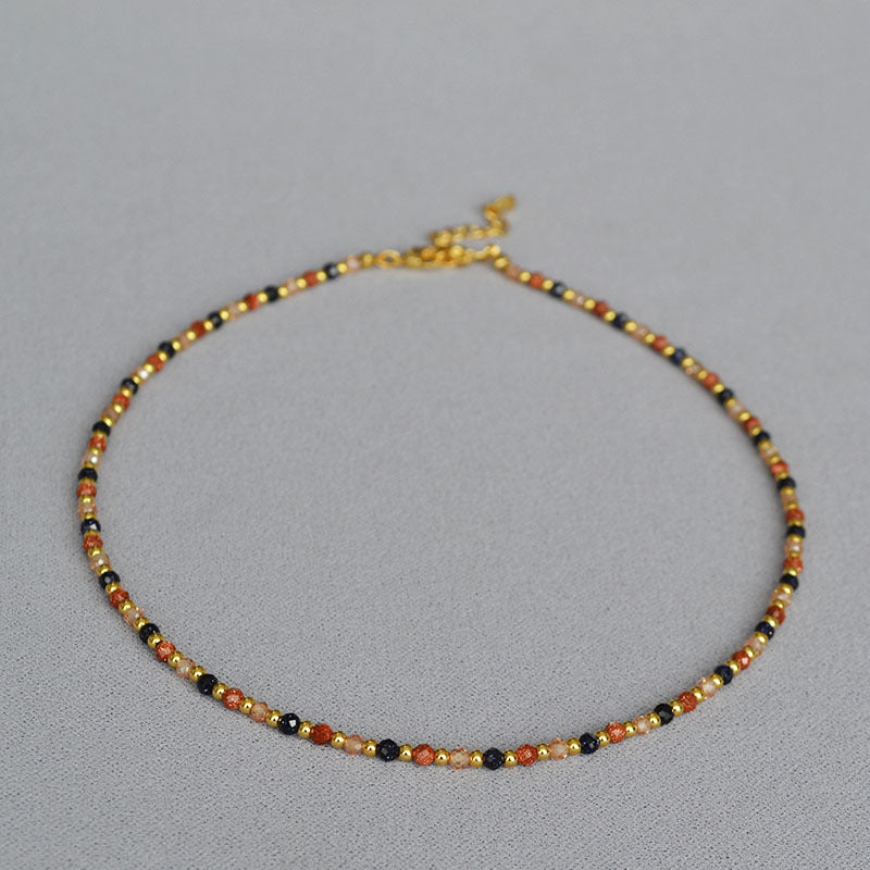 Vintage Handmade Gold Necklace