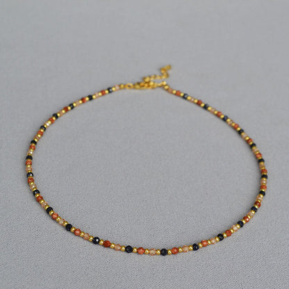 Vintage Handmade Gold Necklace