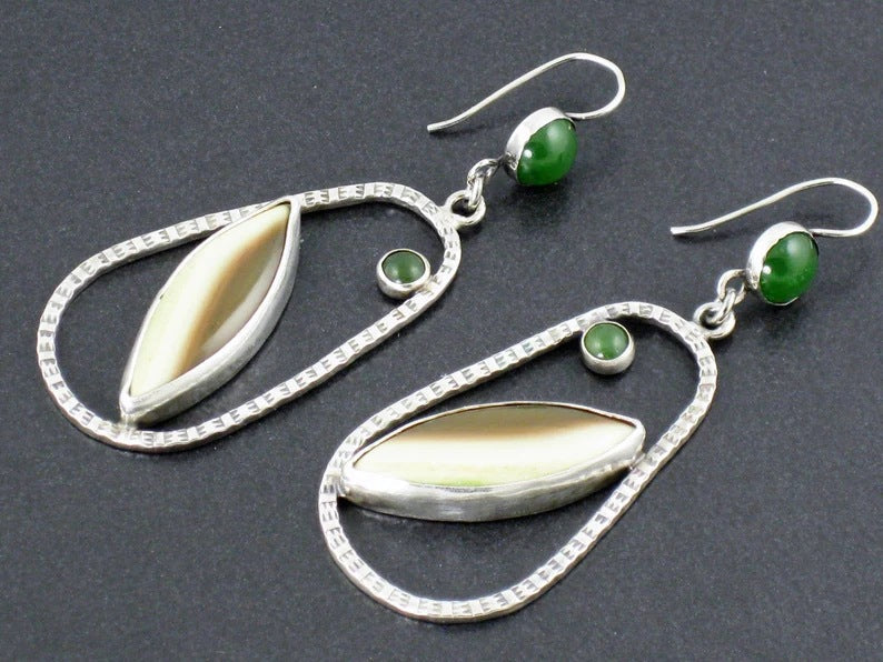 Delicate Artisan Silver Earring