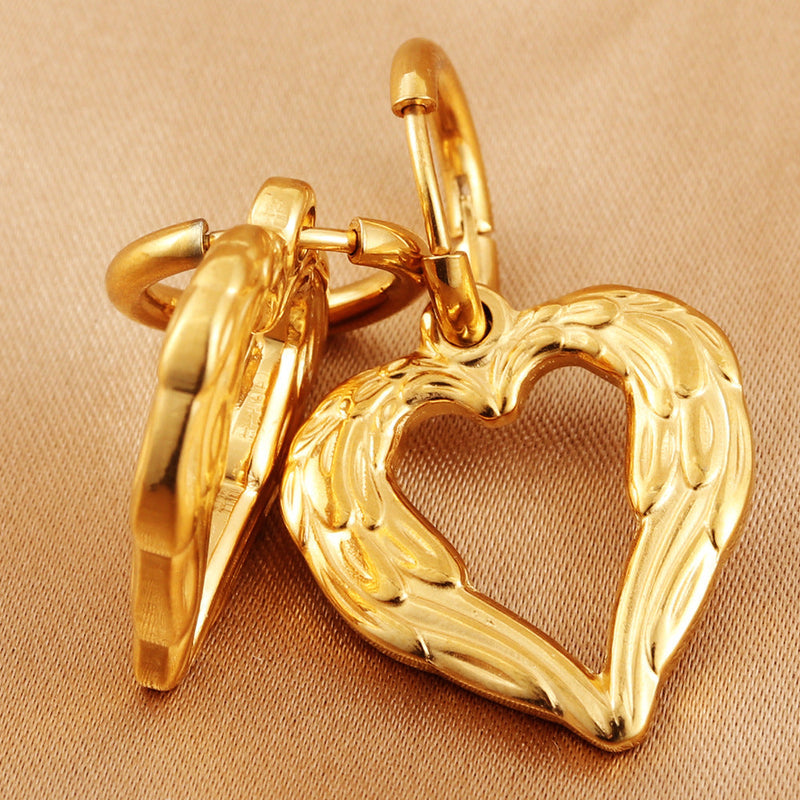 Vintage Handmade Gold Earring