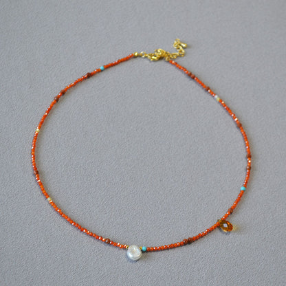 Beautiful Pearl Necklace with Unique Style