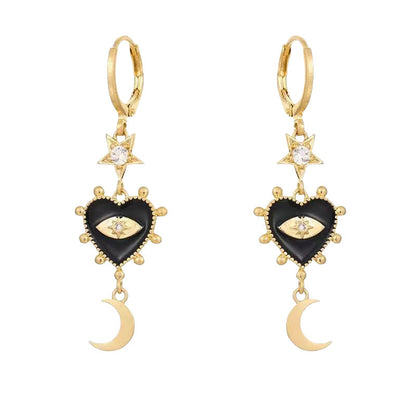 Vintage Handmade Gold Earring