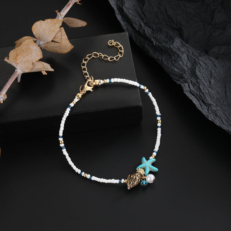 Beautiful Pearl Anklet with Unique Style