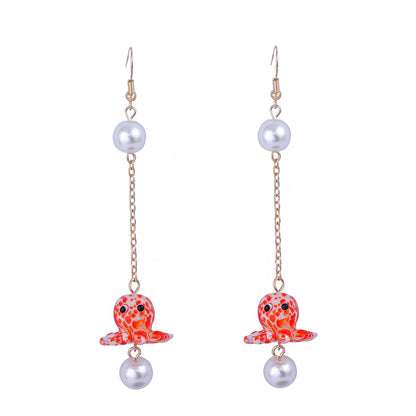 Delicate Artisan Pearl Earring