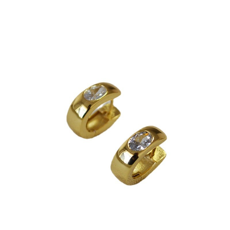 Vintage Handmade Gold Earring